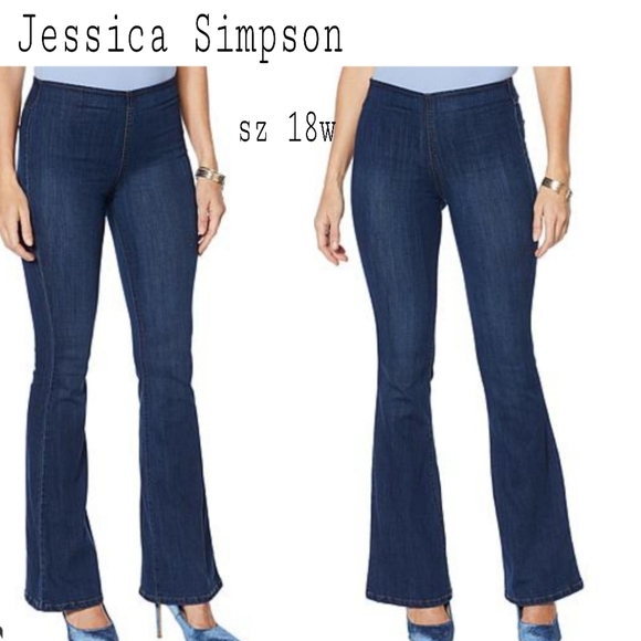 jessica simpson bell bottom jeans